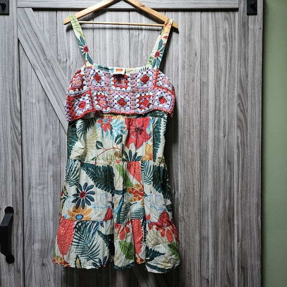 Farm Rio Crochet Mini Dress - Picture 8 of 16